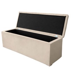 Recamier Bau Estofado Casal Queen Padrão Anita 160 Cm Veludo - 6