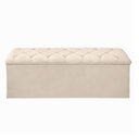 Ver imagem 1 de Recamier Bau Estofado Casal Queen Padrão Anita 160 Cm Veludo