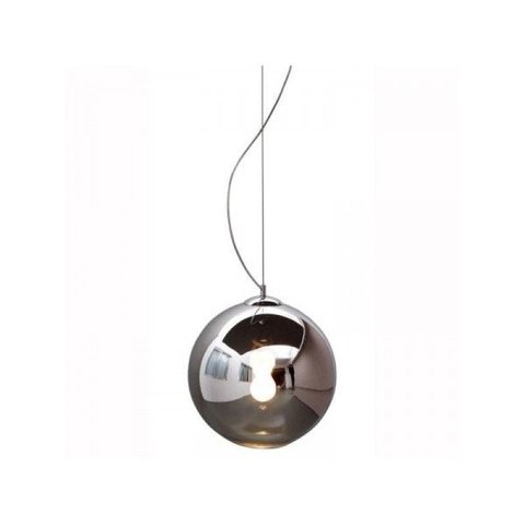 Pendente em Cristal Cromado 59cm +Luz