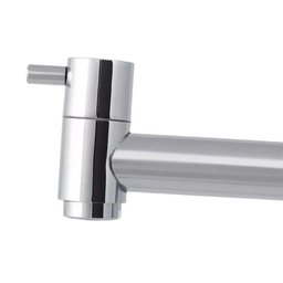 Torneira Gourmet para Banheiro de Bancada Metal Baixa Cromado Domum - 2