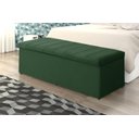 Ver imagem 2 de Calçadeira Baú Vitoria 138 cm Suede Verde
