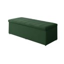 Ver imagem 1 de Calçadeira Baú Vitoria 138 cm Suede Verde