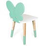 Cadeirinha de Madeira Infantil Cadeira Infantil de Madeira Borboletinha - Verde Claro - 2