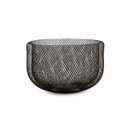 Ver imagem 1 de Centro de Mesa em Metal Redondo Aramado 18,5x28,5cm Mart:preto