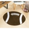 Tapete Infantil Pelúcia Bola Futebol Americano - Tabaco - 1