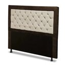 Ver imagem 1 de Cabeceira Casal Queen 160 Cm para Cama Box Berlim Marrom Marfim