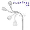 Ver imagem 4 de Torneira Com Filtro Gourmet Cozinha Parede 1/4 Volta Flexível