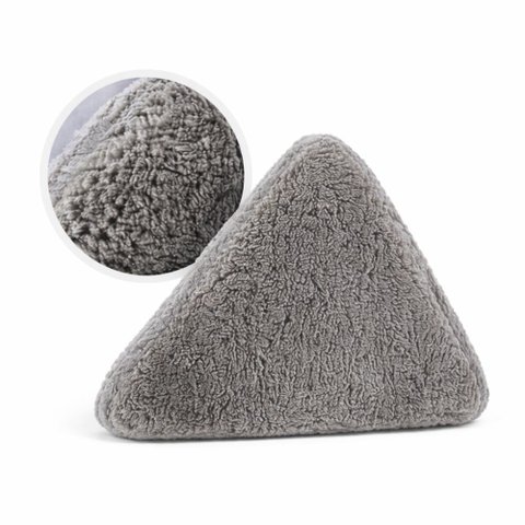 Mop Triangular 360° Microfibra Cabo Inox Limpa Vidro Parede