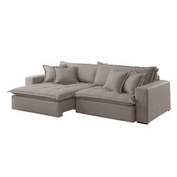 Sofá Zen Linho 02 Módulos 100 Cm B25 Meu Sofá Online - 2