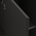 Ver imagem 4 de Armário Multiuso Alto 2 Portas 4 Prateleiras com Nicho Oslo