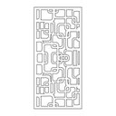 Ver imagem 3 de Painel Vazado Divisória Mdf Napoli Branco - 1,20x2,70m