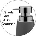 Ver imagem 2 de Porta Sabonete Líquido New Cromo Belly Chumbo