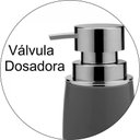 Ver imagem 7 de Porta Sabonete Líquido New Cromo Belly Chumbo