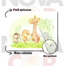 Papel de Parede Infantil Animais Floresta 1m² - 2