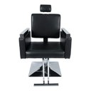 Ver imagem 1 de Cadeira Hidráulica Reclinável Barbeiro Salão Pelegrin PEL-2613 Preto