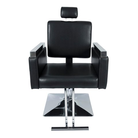 Cadeira Hidráulica Reclinável Barbeiro Salão Pelegrin PEL-2613 Preto