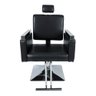 Cadeira Hidráulica Reclinável Barbeiro Salão Pelegrin PEL-2613 Preto - 1