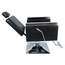 Ver imagem 3 de Cadeira Hidráulica Reclinável Barbeiro Salão Pelegrin PEL-2613 Preto