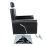 Cadeira Hidráulica Reclinável Barbeiro Salão Pelegrin PEL-2613 Preto - 4