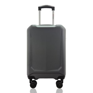 Mala de Viagem Bordo 10kg Abs Rígida Rodas 360º Duplas Cadeado Segredo Gladiador A6mb:grafite