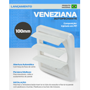 Ver imagem 5 de Veneziana Autofechante 100mm Branca Ventisol