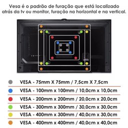 Suporte Articulado para TV Lcd/Led/Plasma 23" A 55" - Cs0030A - 6 Suporte Articulado para TV Lcd/Led/Plasma 23" A 55" - Cs0030A - 6