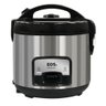 Panela Elétrica De Arroz EOS 5 Xicaras Inox Preta Tampa Vidro Clear Glass EPA05PI 220V - 1