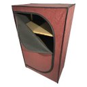 Ver imagem 4 de Sapateira Organizador Madeira Courino Grande Zíper Quarto Calliste Bordô