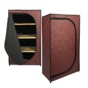 Ver imagem 1 de Sapateira Organizador Madeira Courino Grande Zíper Quarto Calliste Bordô