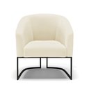 Ver imagem 7 de Poltrona Sala Decorativa Stella Base Industrial Preta Veludo Cotelê D03 - D’Rossi
