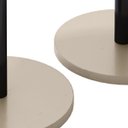 Ver imagem 5 de Conjunto Mesa Lateral em Mdf com Pé de Aço - Conjunto com 2 Mesas Off White