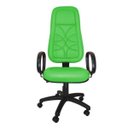 Ver imagem 2 de Poltrona Presidente Argos - Couro Sintetico Corano - Verde