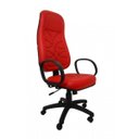 Ver imagem 1 de Poltrona Presidente Argos - Couro Sintetico Corano - Vermelho
