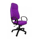 Ver imagem 1 de Poltrona Presidente Argos - Couro Sintetico Corano - Roxo
