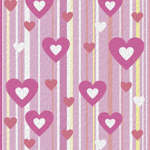 Papel de Parede Infantil Coração Rosa Adesivo 3mx58cm Antimofo