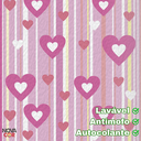 Ver imagem 4 de Papel de Parede Infantil Coração Rosa Adesivo 3mx58cm Antimofo