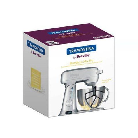 Batedeira Tramontina By Breville Mix Pro Alumínio Prata - 127 Volts