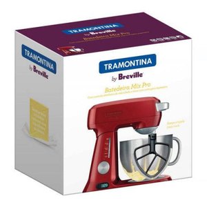 Batedeira de Alumínio Mix Pro Vermelha 4,70 Litros 840W - Tramontina - 110V