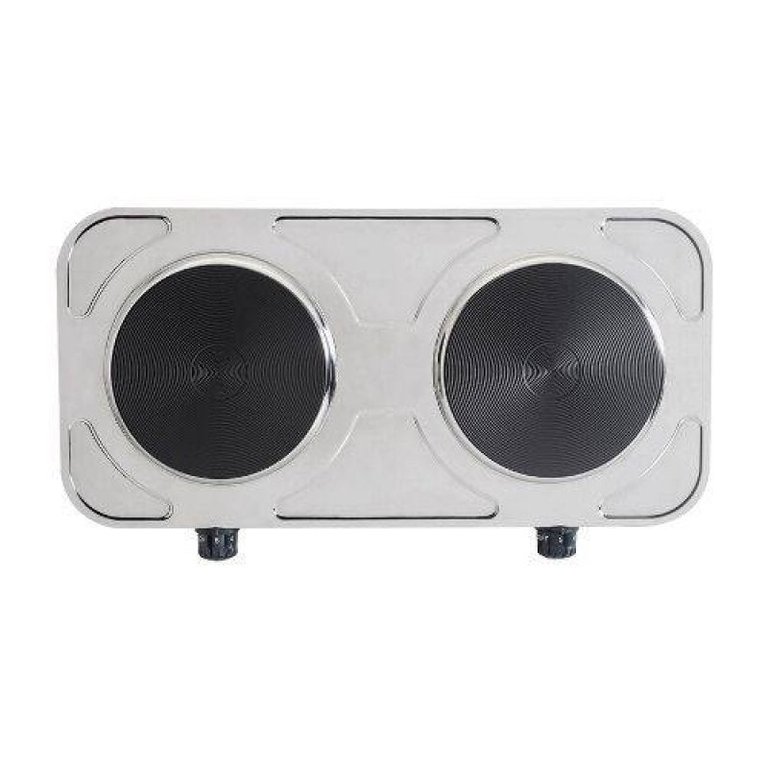 Fogão Elétrico Inox 2 Bocas Anti-aderente 127v Agratto Fm01
