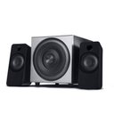 Ver imagem 1 de Caixa de Som Multilaser 2.1 30W Rms Grande Metal Gamer Celular Tablet Pc - Sp262