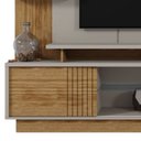 Ver imagem 4 de Estante Painel Home para Tv 65" Vinhedos Grigio Fosco/amêndoa- Mabe Magazine