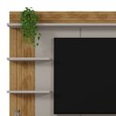 Ver imagem 5 de Estante Painel Home para Tv 65" Vinhedos Grigio Fosco/amêndoa- Mabe Magazine