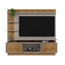 Ver imagem 2 de Estante Painel Home para Tv 65" Vinhedos Grigio Fosco/amêndoa- Mabe Magazine