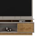 Ver imagem 3 de Estante Painel Home para Tv 65" Vinhedos Grigio Fosco/amêndoa- Mabe Magazine
