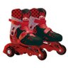 Patins Ajustável 3 Rodas Miraculous Ladybug com Acess 29 A 32 - 1