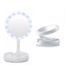 Ver imagem 5 de Espelho Maquiagem Led Articulavel 2 Lados Ampliacao Beleza