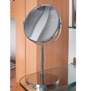 Ver imagem 2 de Espelho de Aumento Giratório Dupla Face Inox Ideal Barbear Maquiagem - MR8 8481