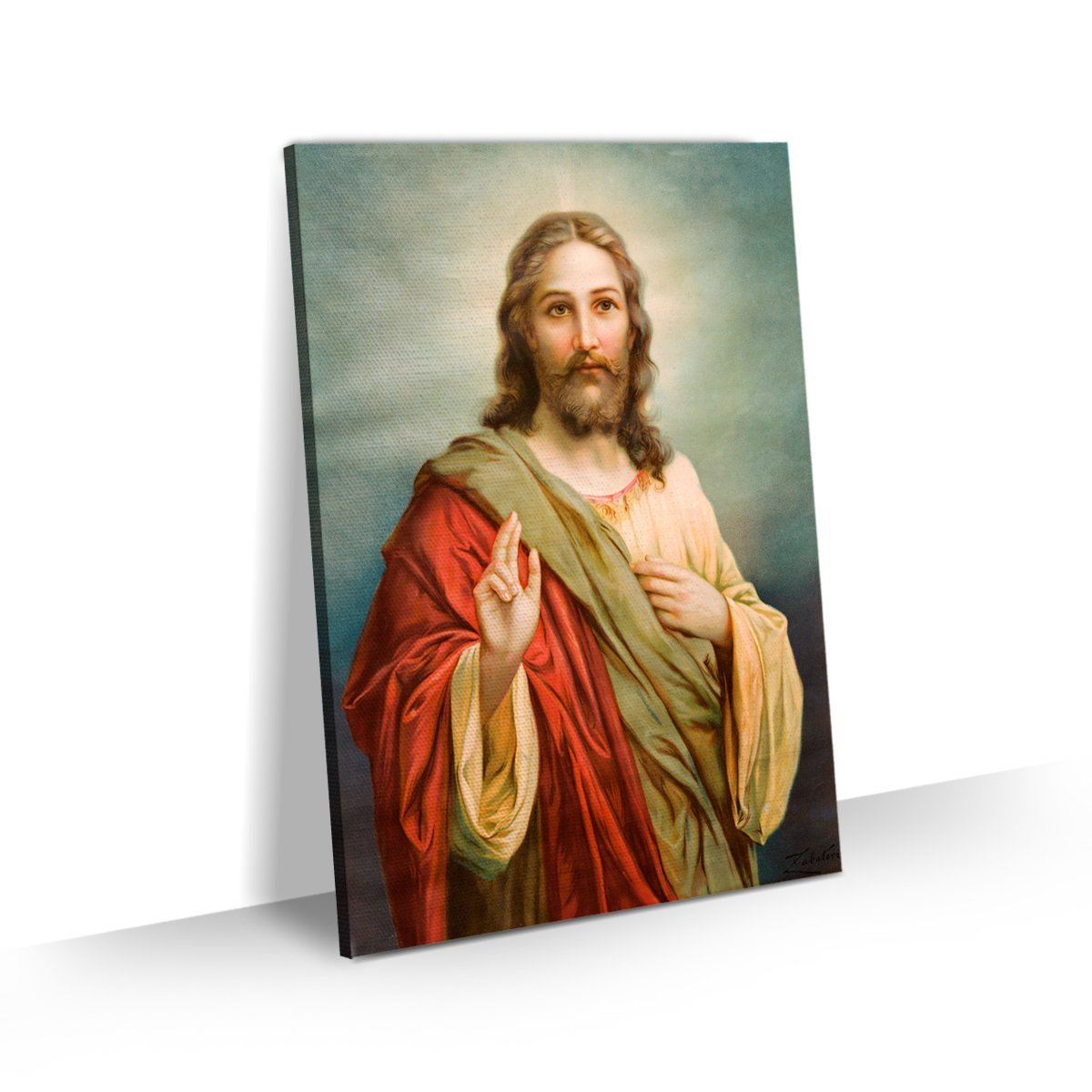 Quadro Jesus Cristo Religioso Sala Quarto 60x40 - 1