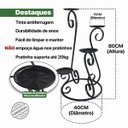 Ver imagem 2 de Floreira Artesanal de Chão P/ Ambiente Interno e Externo Decoração Rústica