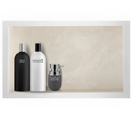Nicho Porcelanato Bege para Banheiro 60x32cm - 5